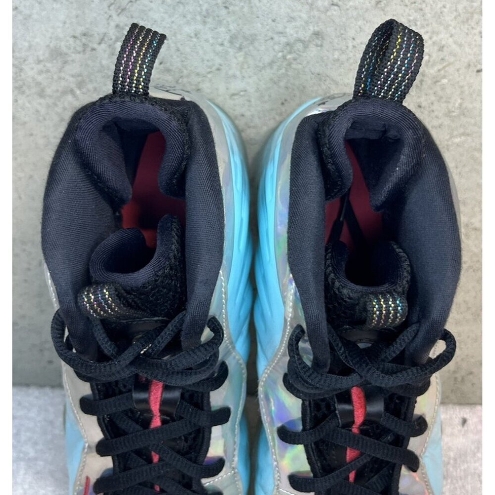 Nike Little Posite One Mixtape Teal Blue Shoes Sneakers Size 2.5Y DH6491-400 - Picture 9 of 9